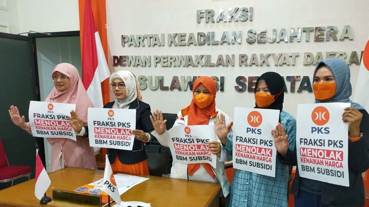 Fraksi PKS Sulsel Tolak Kenaikan BBM