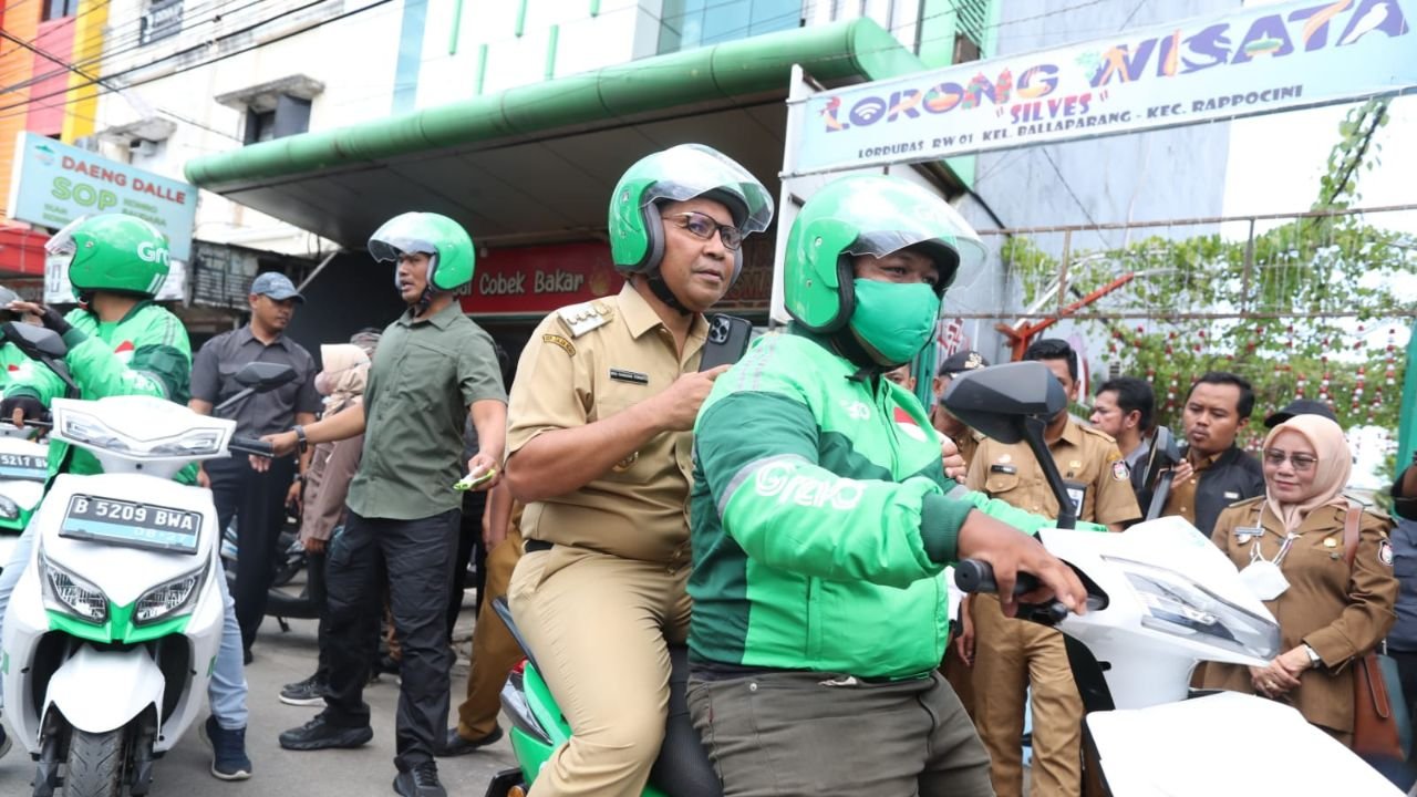 Kunjungan Longwis Danny Pomanto Gunakan Ojol