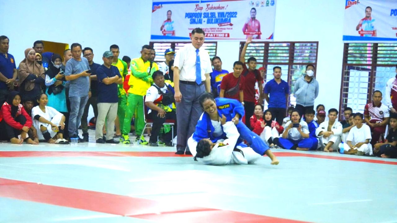 Borong 29 Medali, Cabor Judo Pangkep Pringkat Pertama 2 Borong 29 Medali, Cabor Judo Pangkep Pringkat Pertama