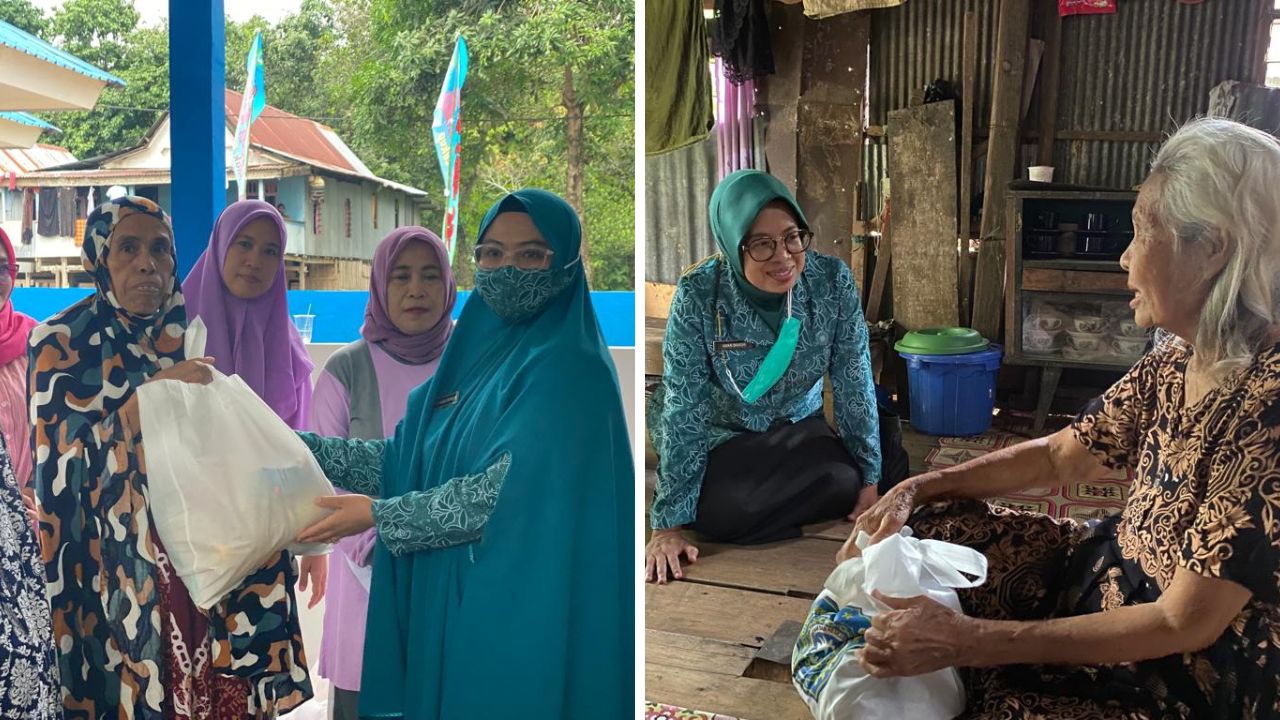 PKK Sulsel Bagikan 200 Paket Sembako di Tiga Daerah
