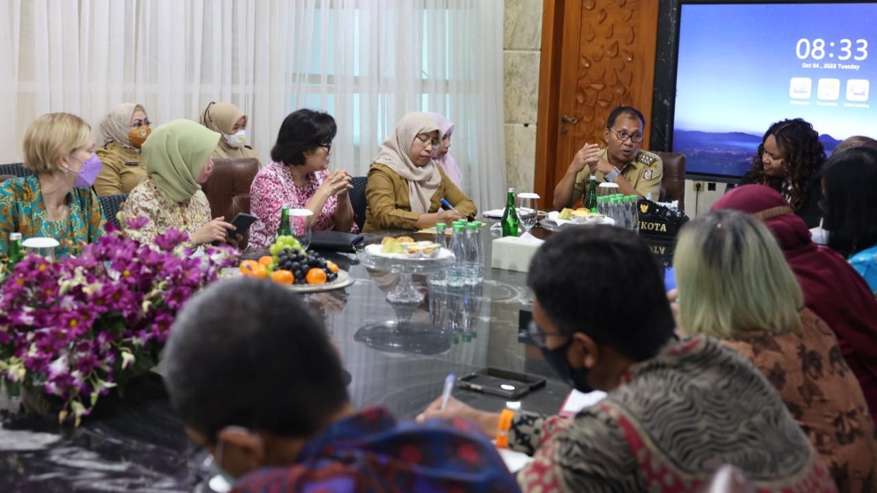 Danny Pomanto Terima Kunjungan Wadir Kantor Bantuan Luar Negeri Amerika Serikat