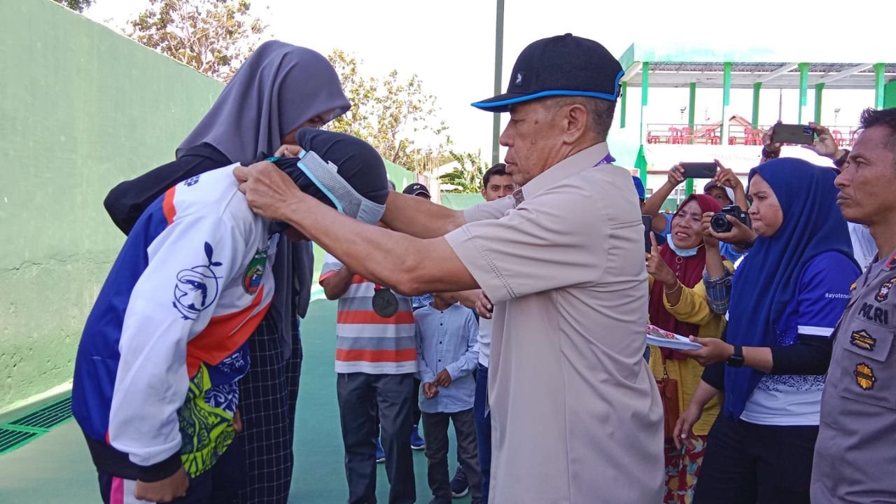 Sejarah Bagi Pangkep, Tenis Lapangan Kantongi 1 Perunggu Ajang Porprov Sulsel