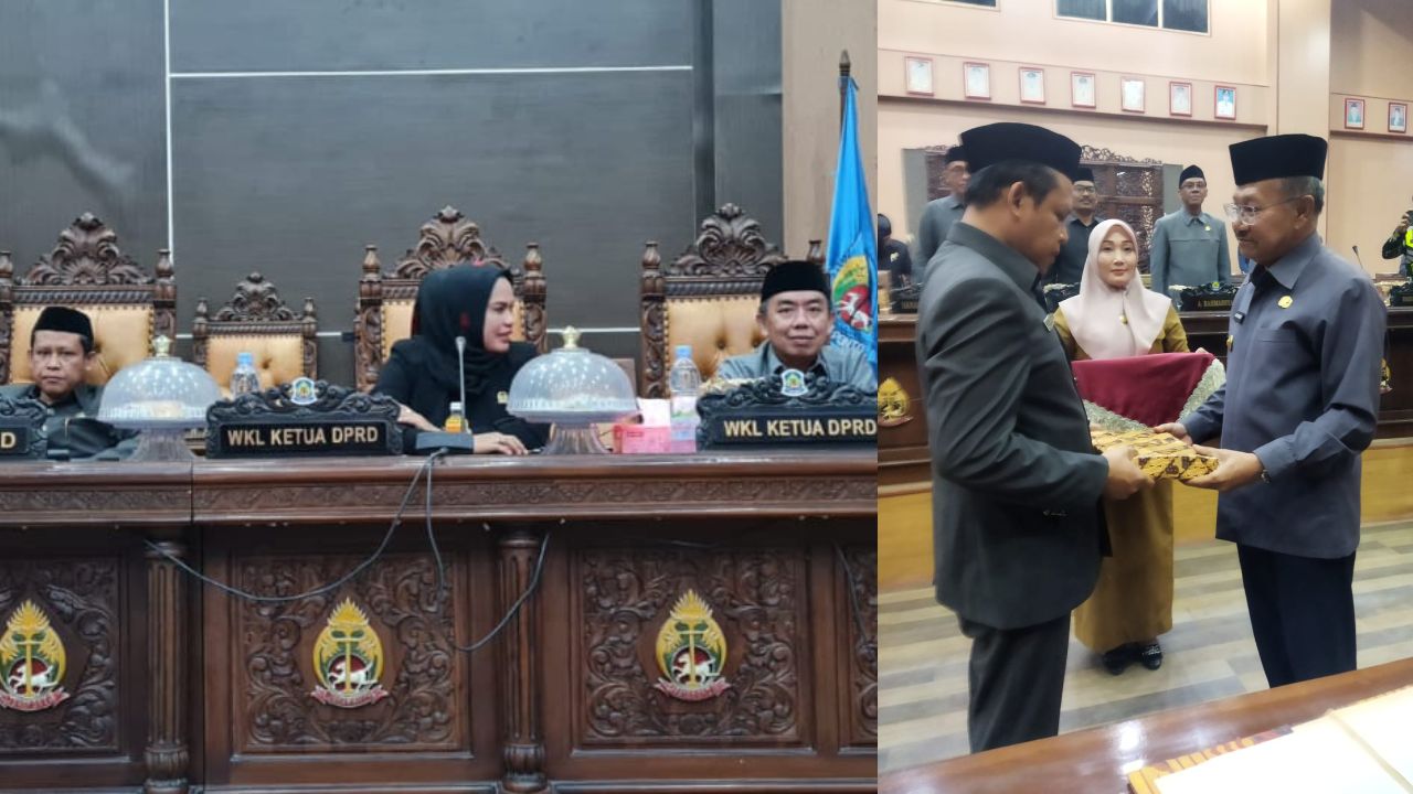 Rapat Paripurna Tingkat 1 Penyerahan Ranperda APBD Jeneponto Tahun Anggaran 2023