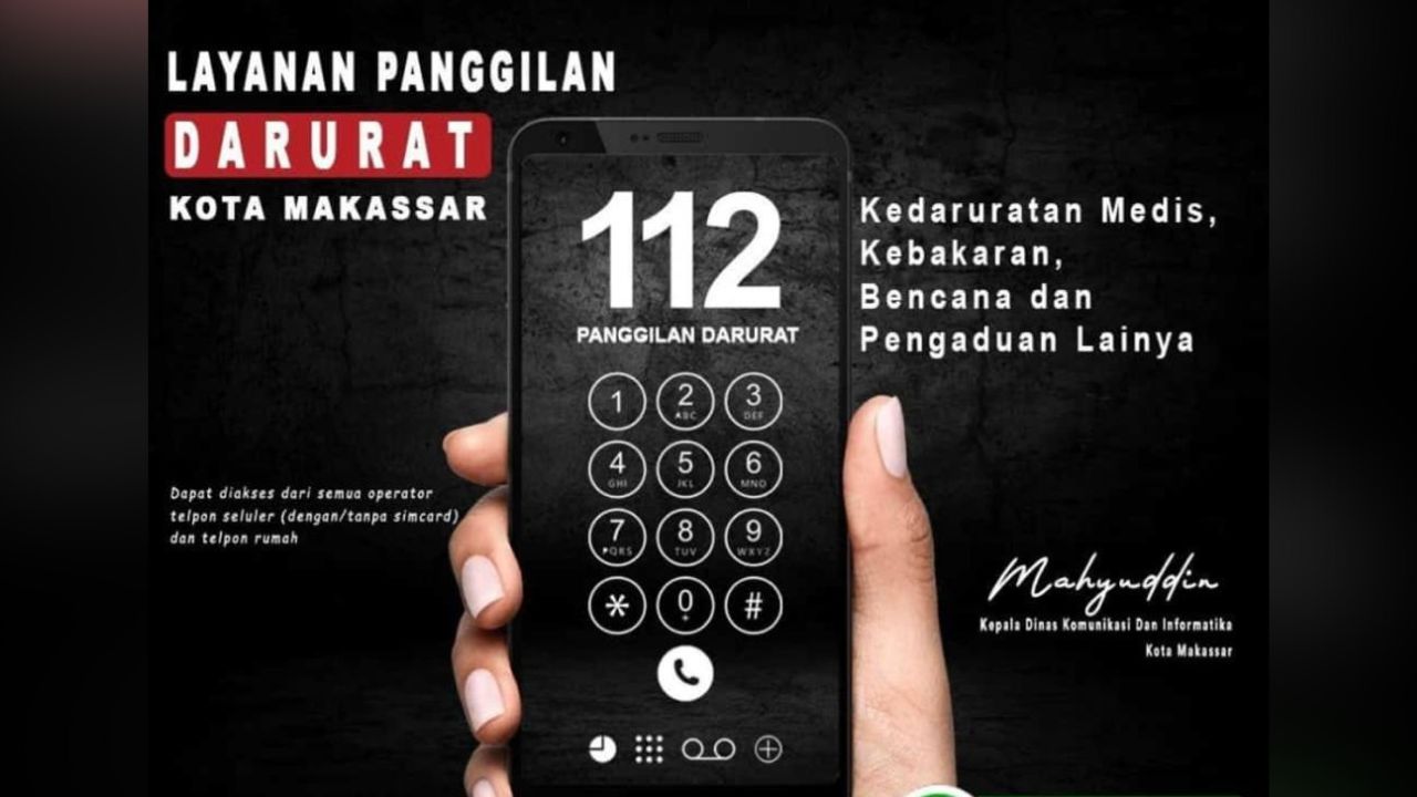 Waspada Cuaca Buruk, Diskominfo Makassar Ajak Masyarakat Manfaatkan Layanan Call Center 112
