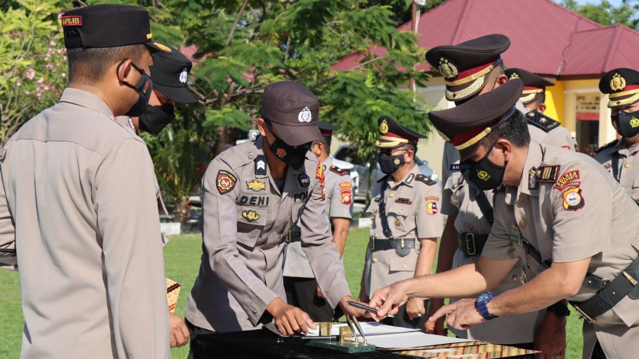 Wakapolres dan Sejumlah PJU Polres Jeneponto Alami Pergeseran Jabatan