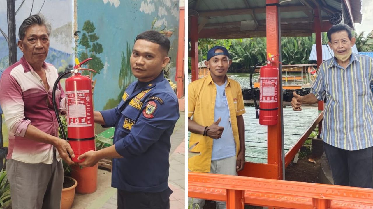 Dinas Damkar Suplai Apar di Lorong Wisata
