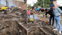 Akibat Galian Sumur Bor Warga, Pipa Utama PDAM Bocor di Antang, Dirut Panggil Pekerja & Pemilik Rumah