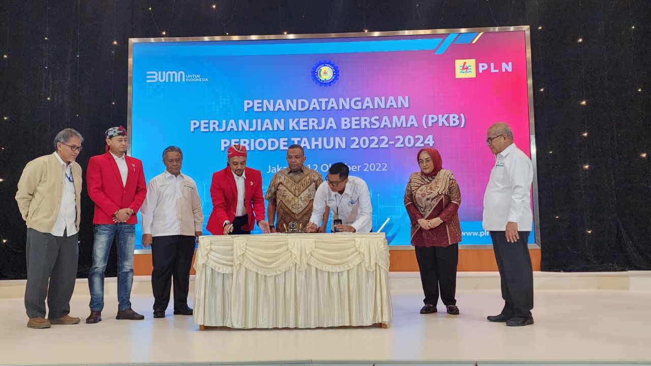 Serikat Pekerja PLN Akhirnya Teken Perjanjian Kerja Bersama