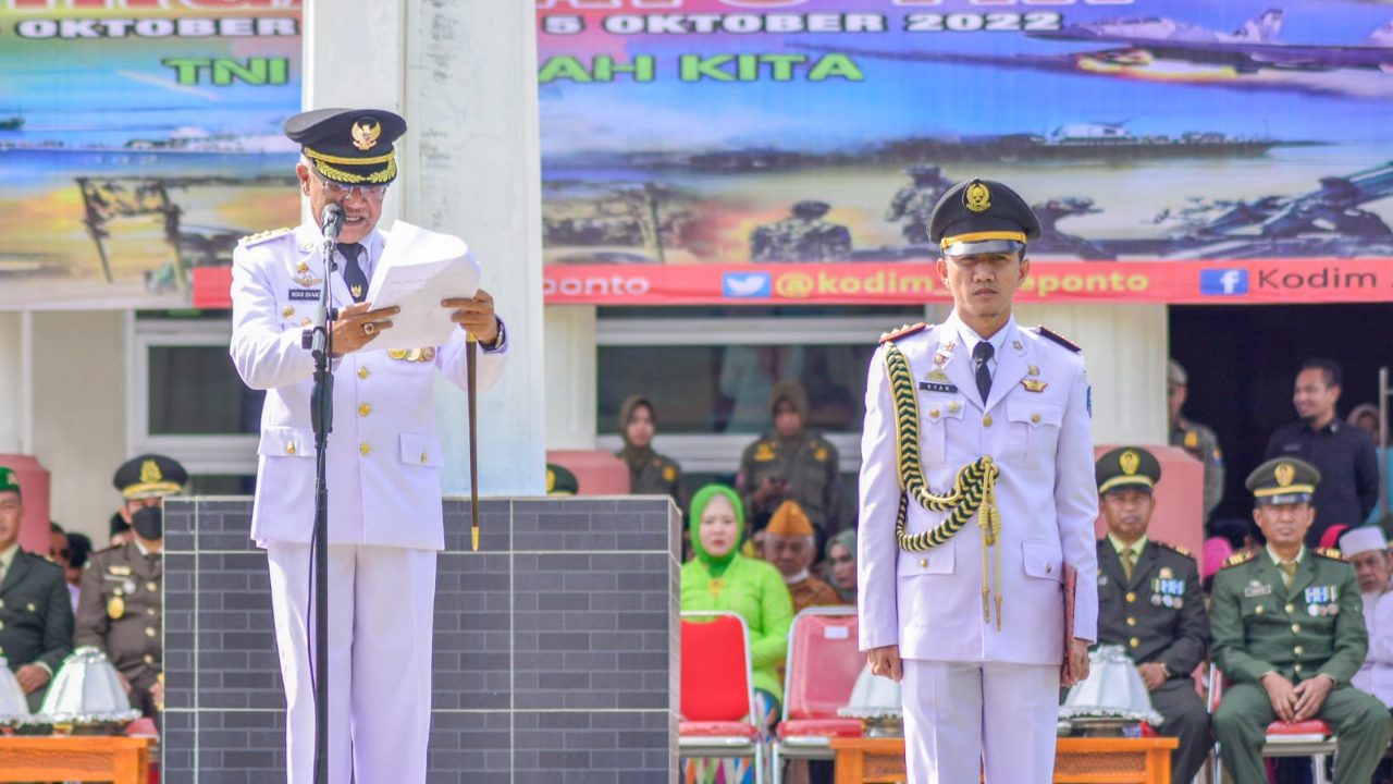 Penuh Hikmat, Bupati Jeneponto Jadi Irup HUT TNI ke-77