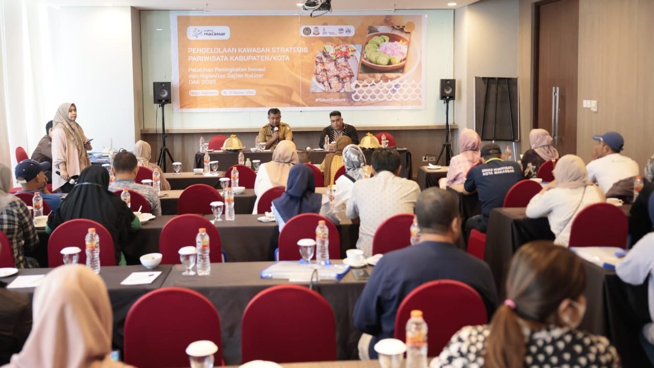 Dispar Makassar Gelar Pelatihan Peningkatan Inovasi & Higenitas Sajian Kuliner
