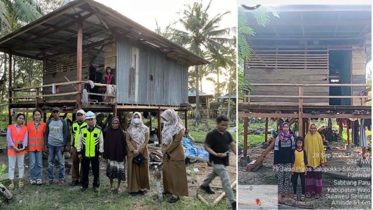 Rumahnya Direhab, Korban Bencana di Wajo: Terima Kasih Pak Gubernur