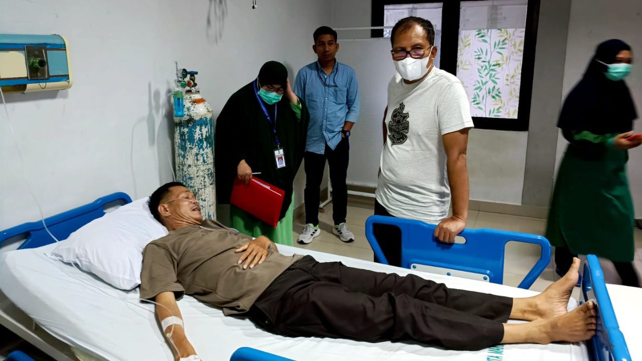 Wali Kota Danny Jenguk Patwal Burhanuddin di RSUD Daya