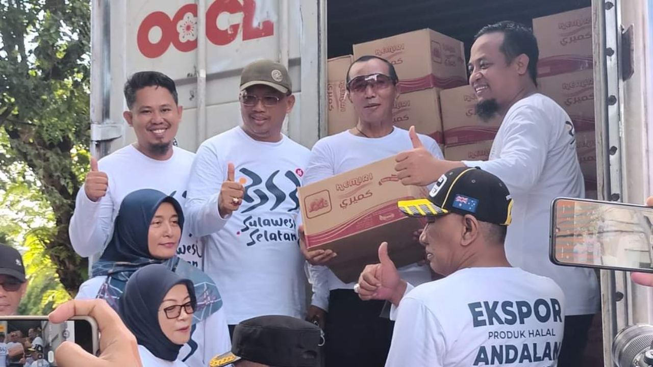 Gubernur Sulsel Lepas Ekspor Produk Halal Senilai Rp66,4 Miliar ke 10 Negara