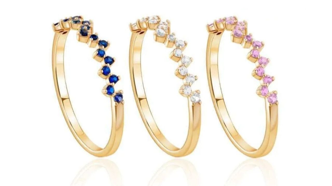 Rekomendasi Produk Aksesoris Semar Nusantara yang Menarik 2 Cincin Emas Aozora Gold 10k