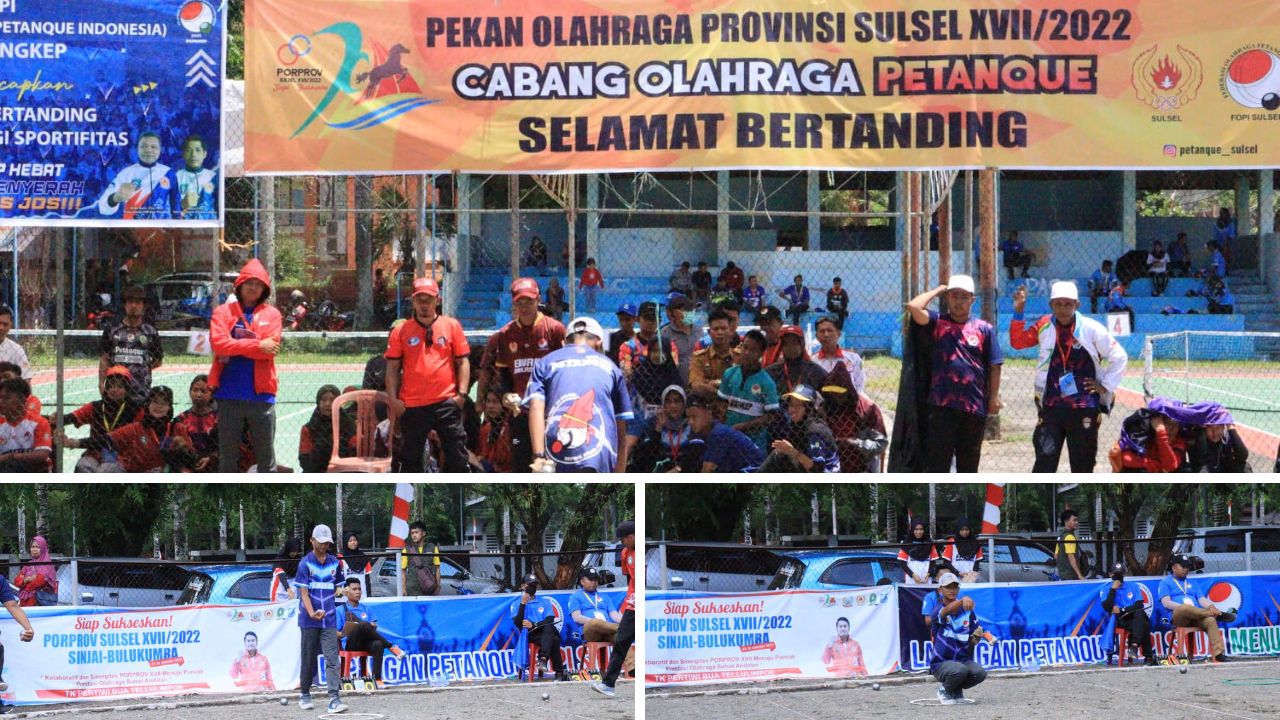 Double Man & Double Women Petanque Sumbang Medali untuk Pangkep