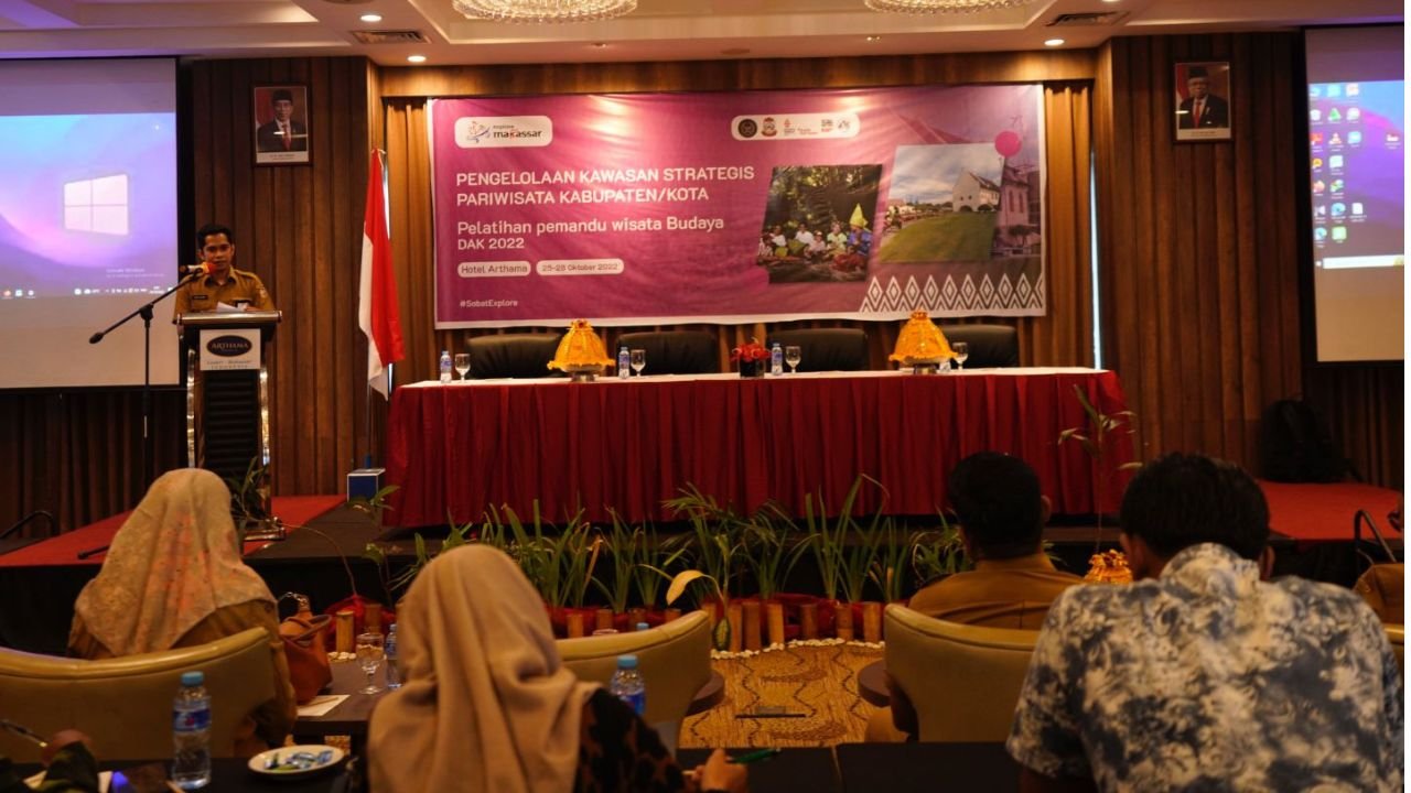 Dinas Pariwisata Makassar Adakan Pelatihan Pemandu Wisata Budaya 2022