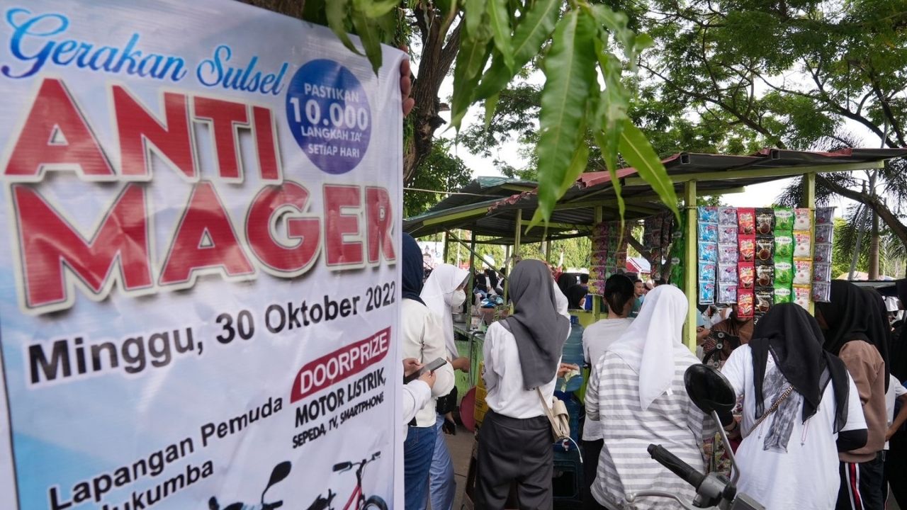 Anti Mager Inisiasi Gubernur Andi Sudirman Bawa Untung Bagi Pedagang