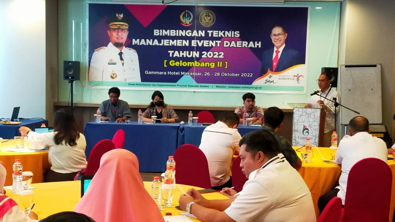Melalui Bimtek, Kadisbudpar Sulsel Dorong Setiap Daerah Tidak Kehabisan Event