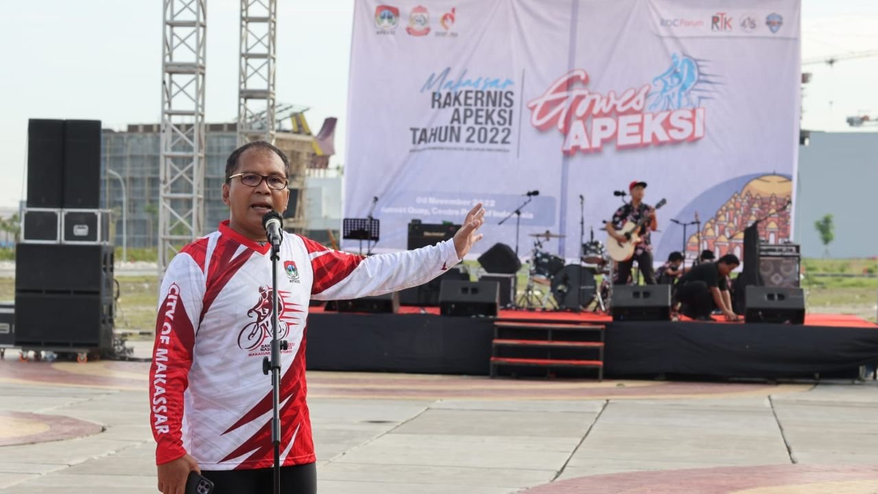 Gowes Bersama Peserta APEKSI, Danny Pomanto Kenalkan Kota Makassar