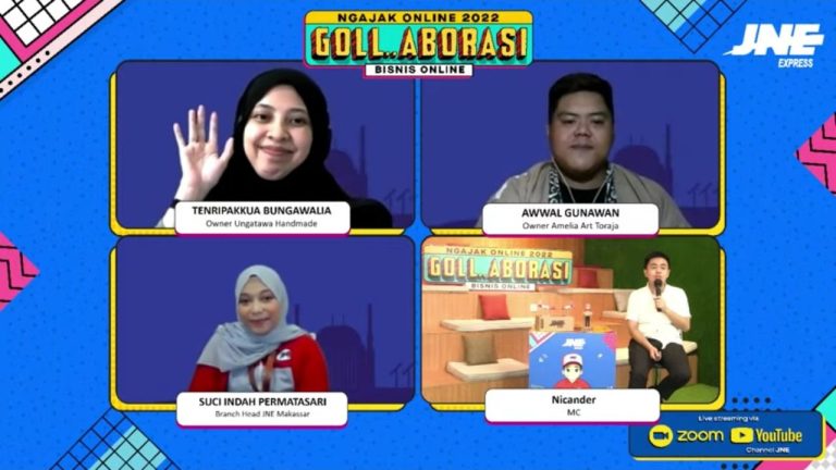 JNE Ngajak Online 2022, Ajak UMKM Makassar Melek Digital Sebagai Kunci Sukses Berbisnis 5 JNE Ngajak Online 2022, Ajak UMKM Makassar Melek Digital Sebagai Kunci Sukses Berbisnis