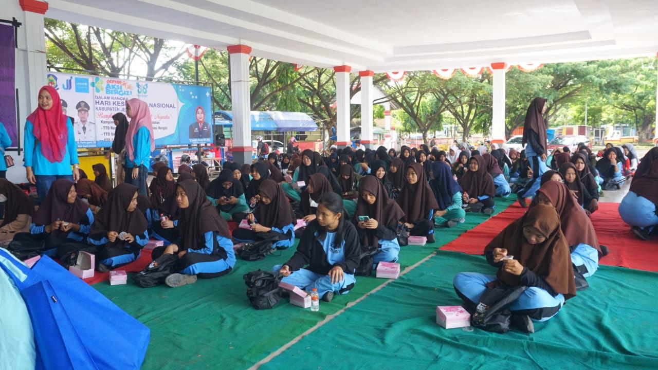 Bumil & Remaja Putri di Jeneponto Ikuti Gebyar Aksi Bergizi