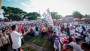 Jambore PKK se-Sulsel 2022, Dirangkaikan Jalan Sehat Anti Mager Diikuti 10 Ribu Peserta