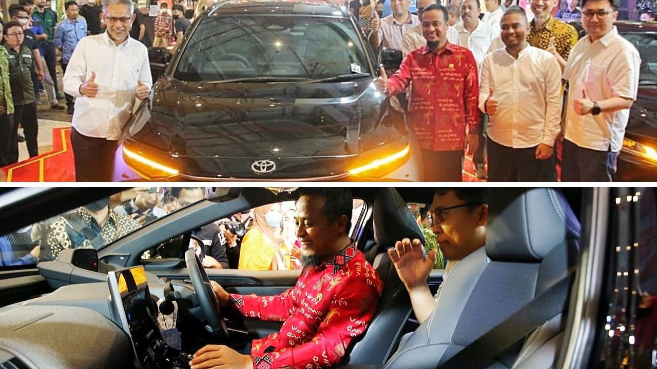 Gubernur Sulsel Hadiri Peluncuran Mobil Listrik All New Toyota BZ4X