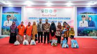 Ramah Tamah PKK, Gubernur dan Ketua PKK Sulsel Bagikan Ratusan Paket Sembako