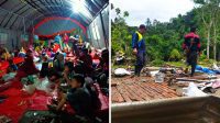 PLN Salurkan 400 Paket Sembako untuk Warga Terdampak Banjir di Desa Salutambung Majene