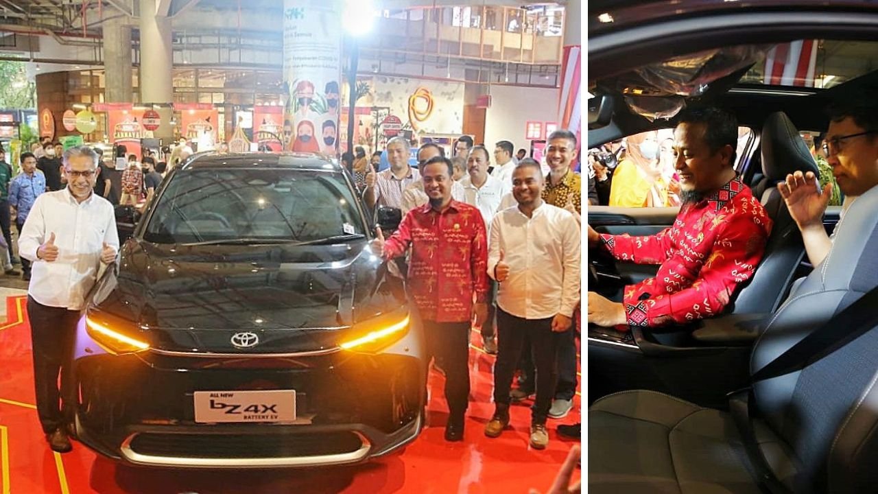 Gubernur Sulsel Hadiri Peluncuran Mobil Listrik All New Toyota BZ4X