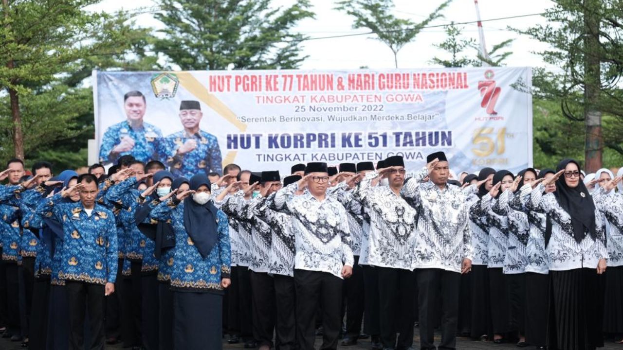 Peringati HUT Korpri, Wabup Minta ASN Gowa Tingkatkan Pelayanan ke Masyarakat