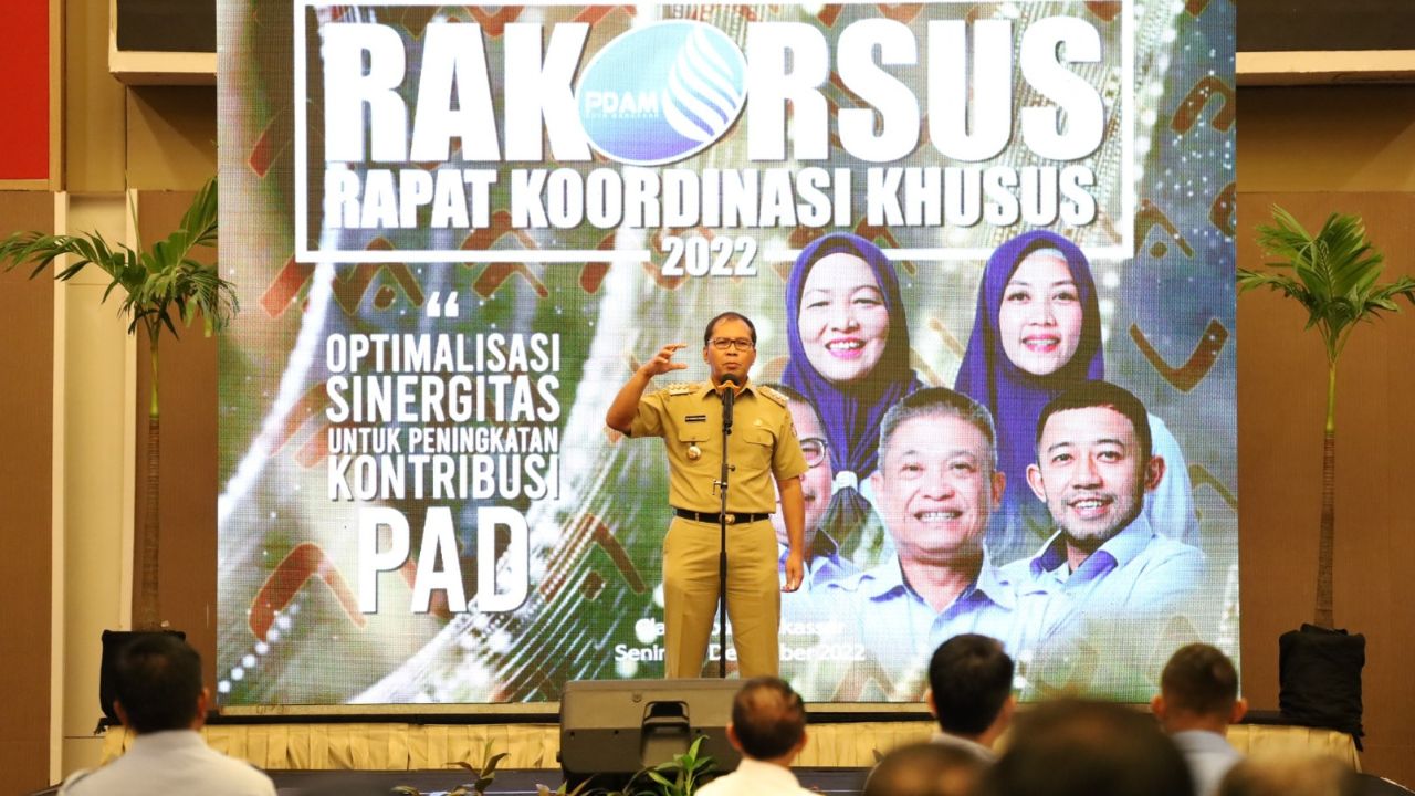 Danny Pomanto Puji Kinerja PDAM Kota Makassar, Tuntaskan Utang Direksi Lama