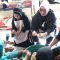 Ketua TP PKK Kota Makassar bersama Wawali Makassar Kunjungi Posko Pengungsi Banjir di Katimbang