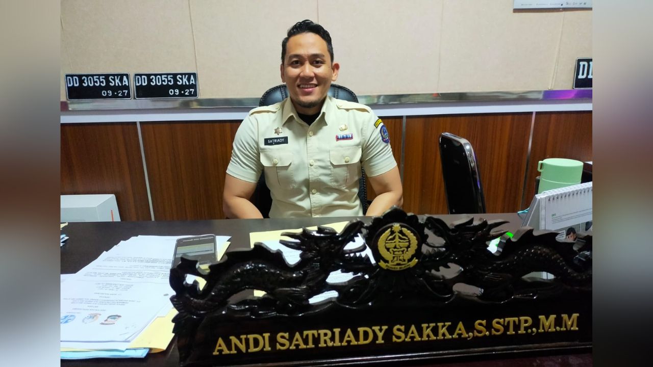 Kabid Teknologi dan Sistem Informasi (TSI) Andi Satriady Sakka