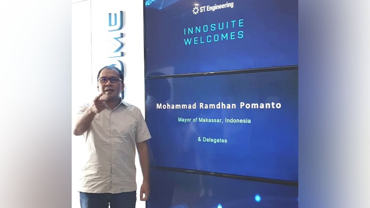 Wali Kota Danny Pomanto Jajaki Kerja Sama Smart City dengan ST Engineering Singapura