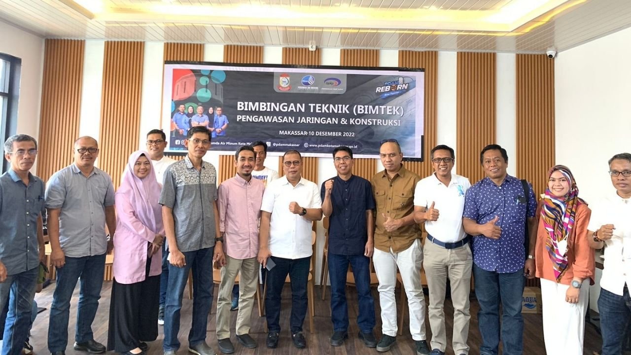 Tingkatkan Kualitas Pekerjaan, PDAM Makassar beri Bimtek para Pengawas
