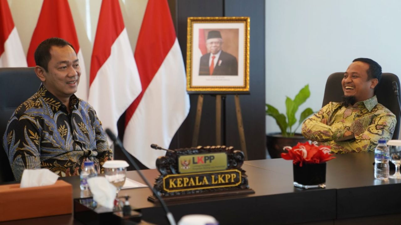 Temui Kepala LKPP, Gubernur Sulsel Bahas Implementasi Produk Kontruksi di E-Katalog Lokal