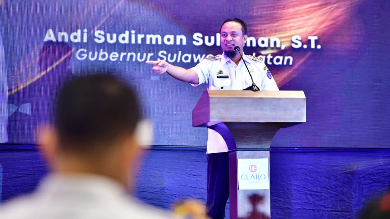 Buka Rakorwasda Sulsel, Andi Sudirman Minta Koordinasi Inspektur Ditingkatkan