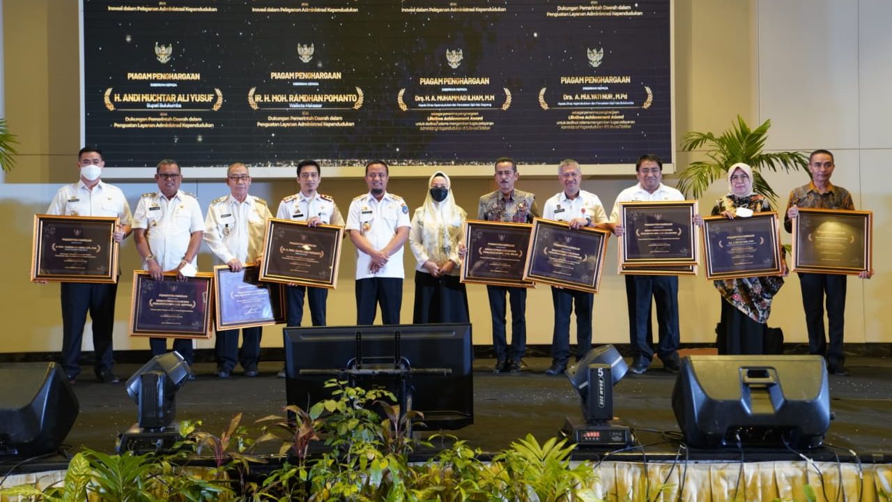 Gubernur Sulsel Apresiasi Dukcapil Atas Inovasi & Terobosan yang sangat Bermanfaat