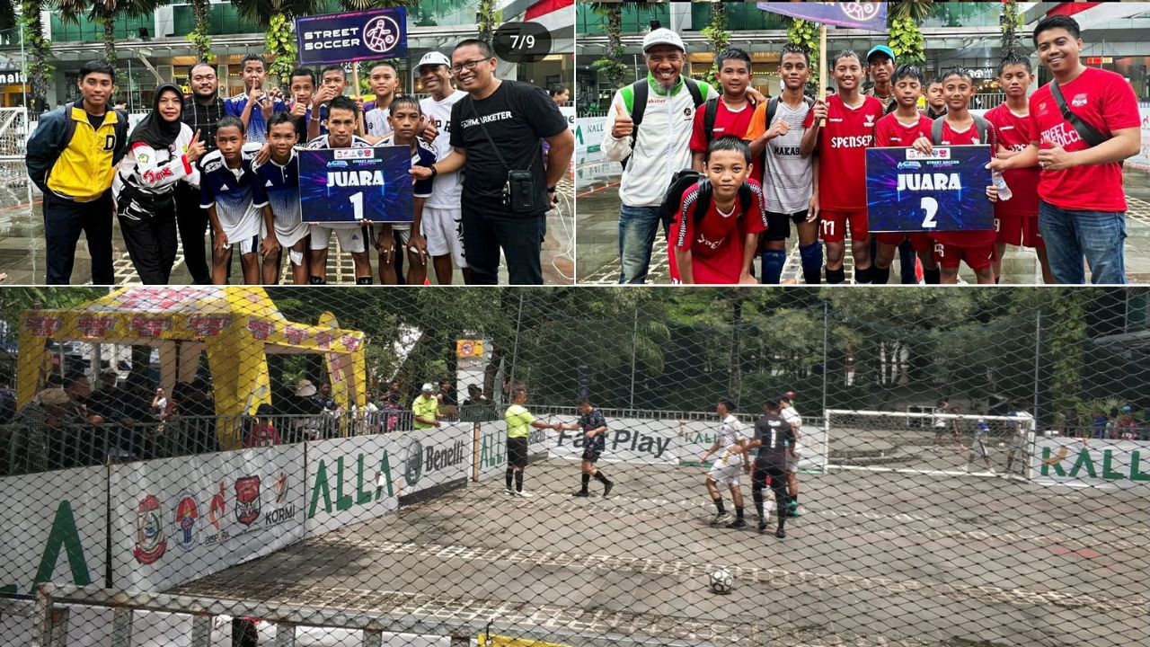 Dispora Makassar Gelar Street Soccer Antar SMP dalam Mofest 2022