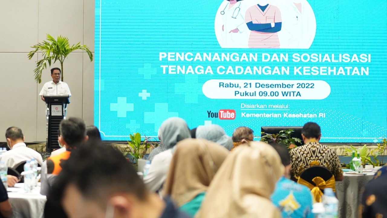 Pemprov Sulsel Sambut Baik Pencanangan Tenaga Cadangan Kesehatan Menkes RI