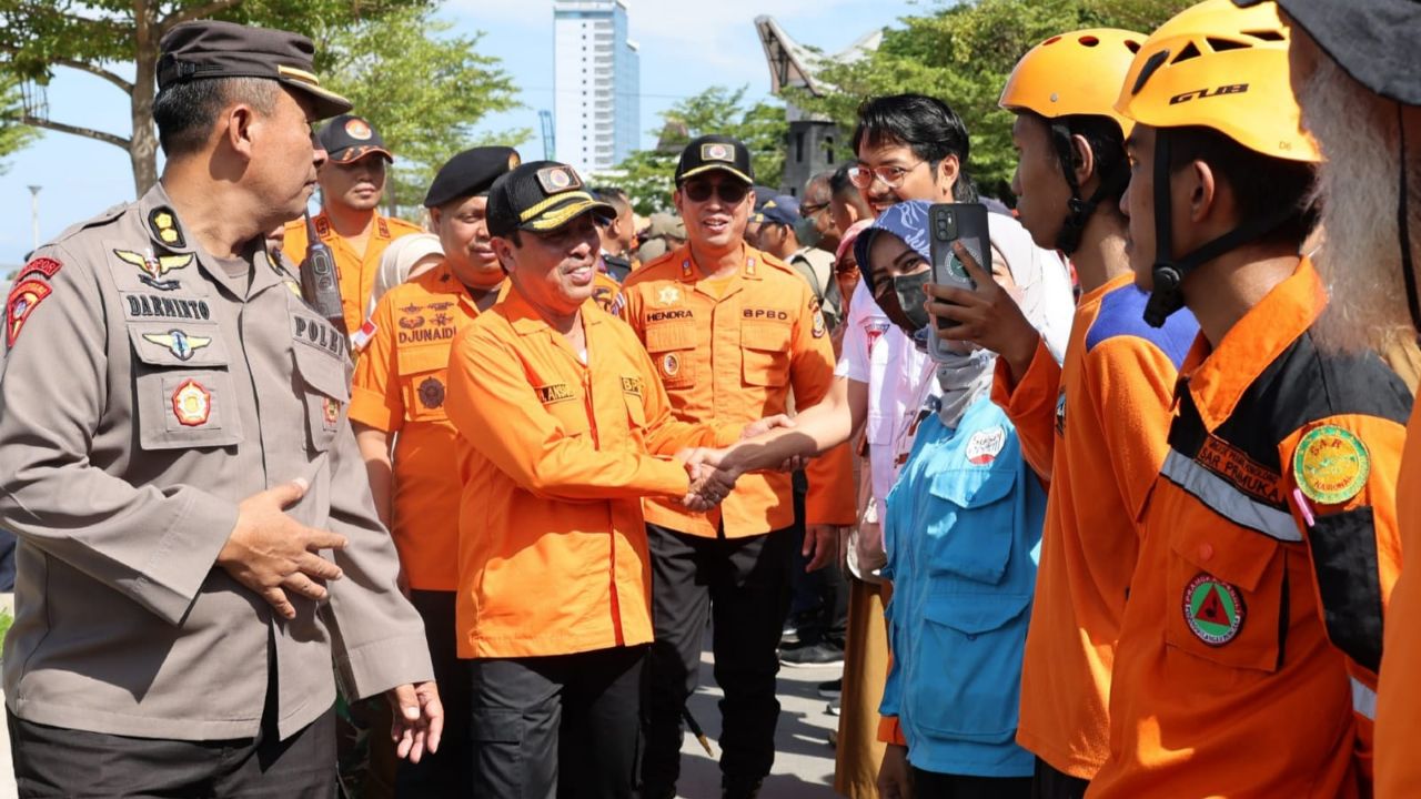 Sigap Hadapi Bencana, Sekda Kota Makassar Minta Sinergitas Personil