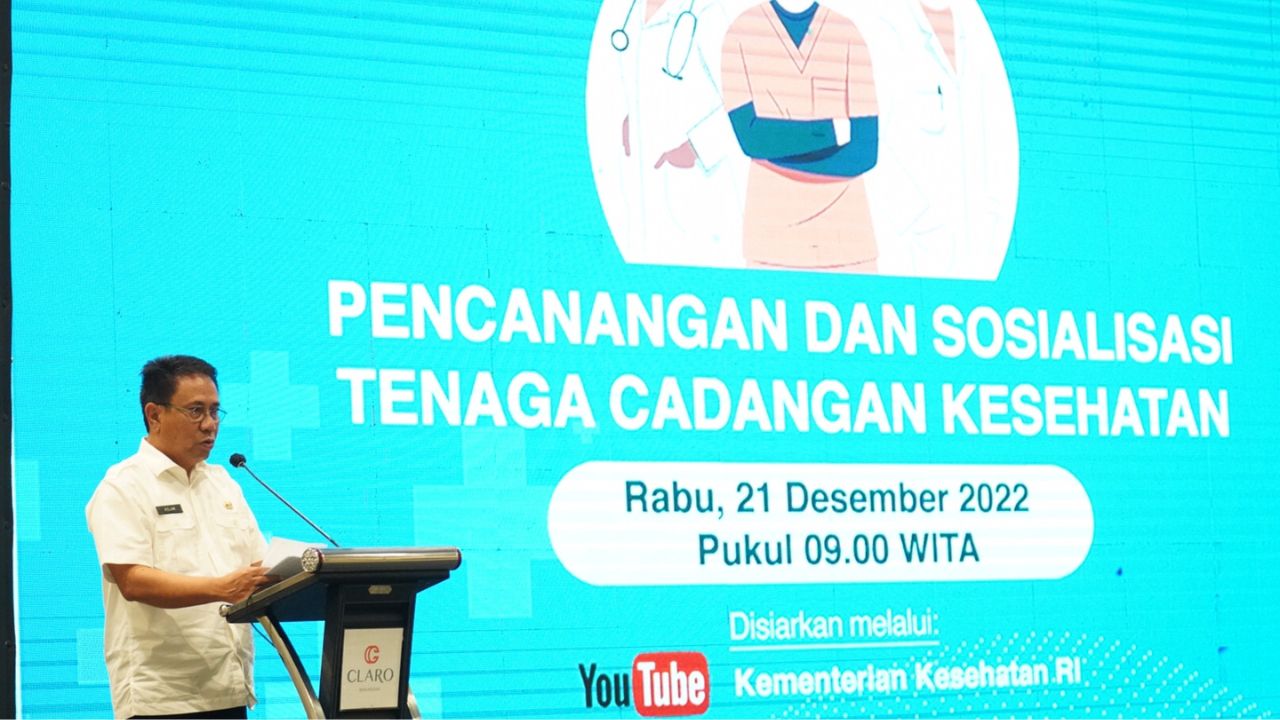 Pemprov Sulsel Sambut Baik Pencanangan Tenaga Cadangan Kesehatan Menkes RI