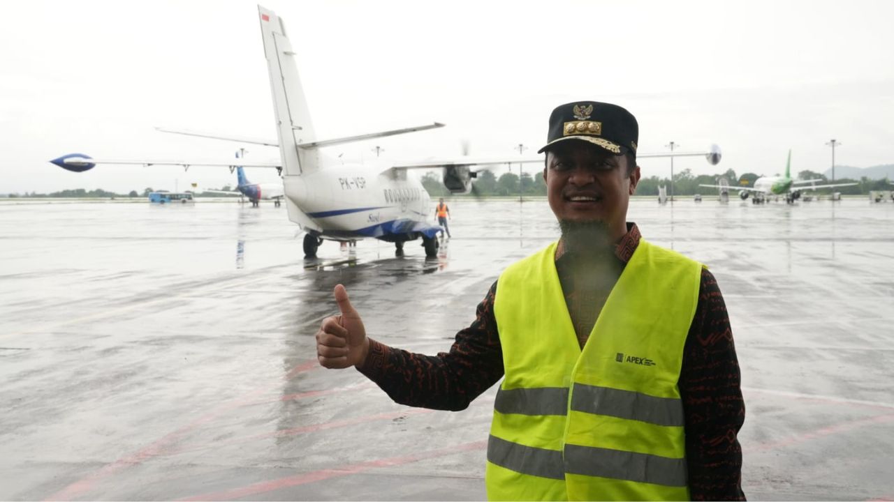 Efisiensi Waktu Tempuh dan Bersubsidi, Makassar ke Bone Jalur Udara Hanya 30 Menit