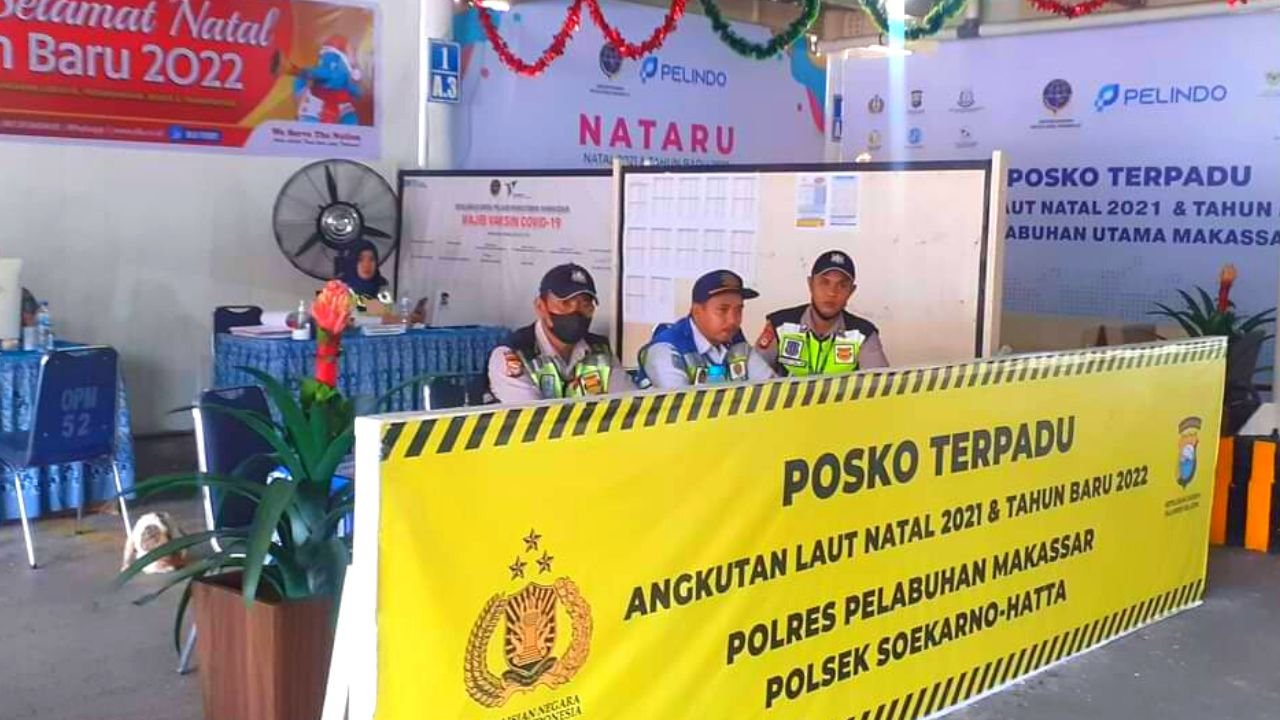 Antisipasi Lonjakan Penumpang, Pelabuhan Makassar Dirikan Posko Nataru 2022