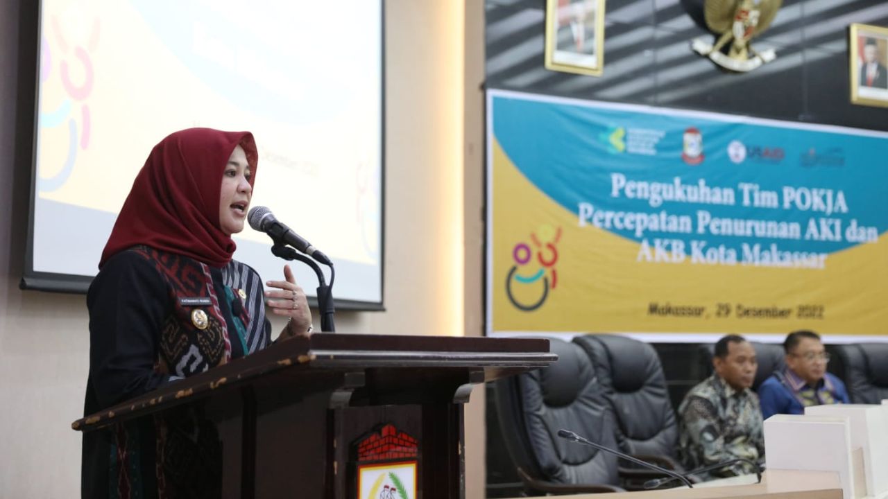 Fatmawati Rusdi Kukuhkan Tim Pokja Percepatan Penurunan AKI & AKB Kota Makassar