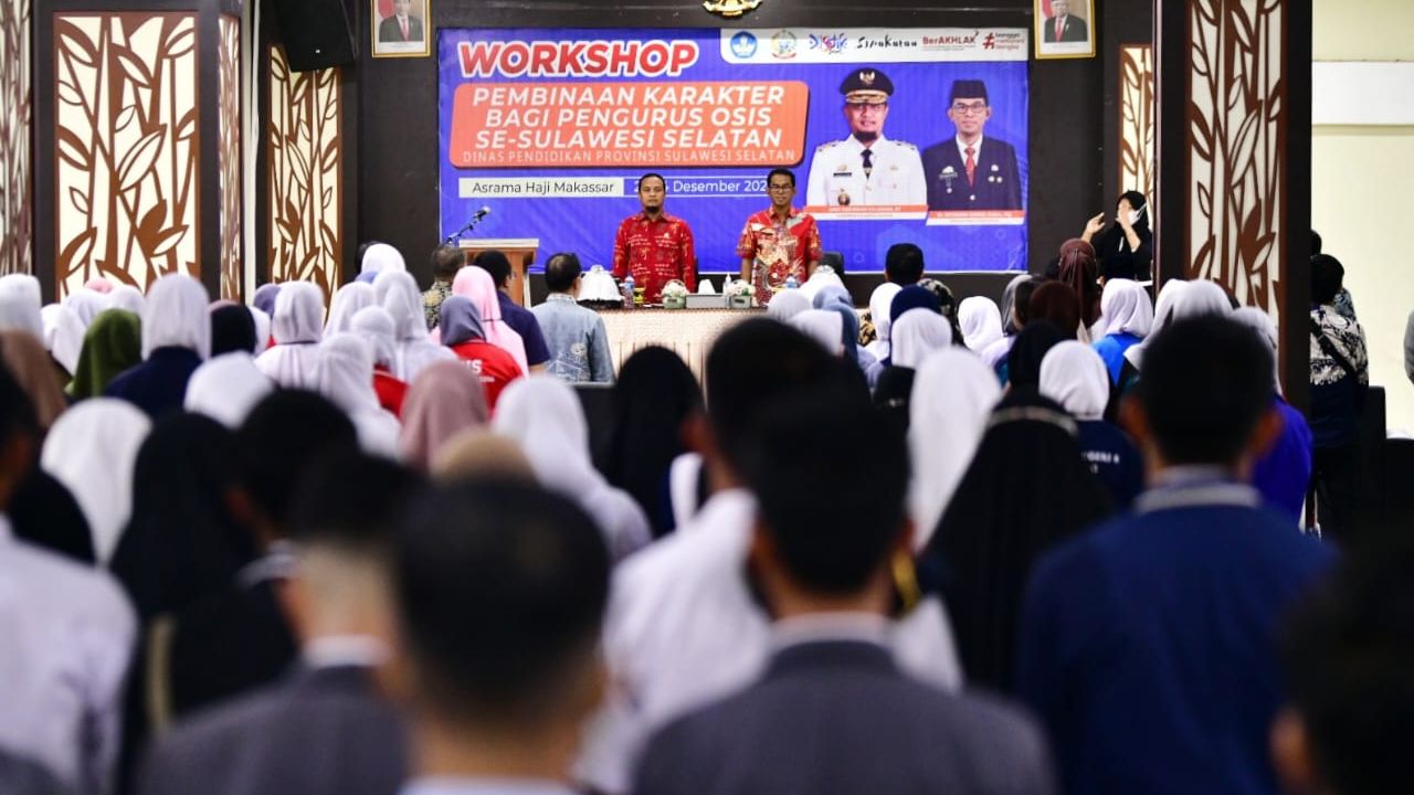 Andi Sudirman Beri Motivasi Dihadapan 1000 Pengurus OSIS SMA/SMK se-Sulsel