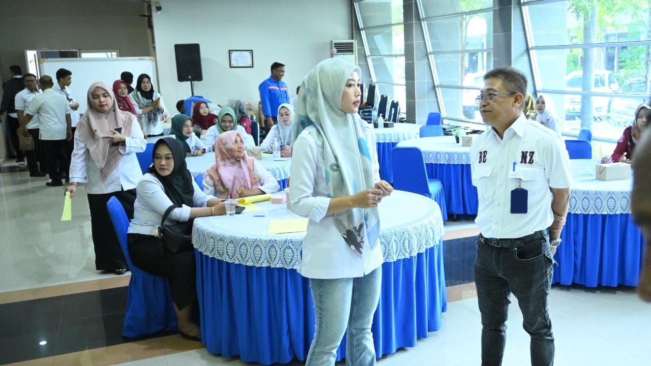 Antusias Karyawan PDAM Makassar ikuti Donor Darah, Direksi acungkan Jempol