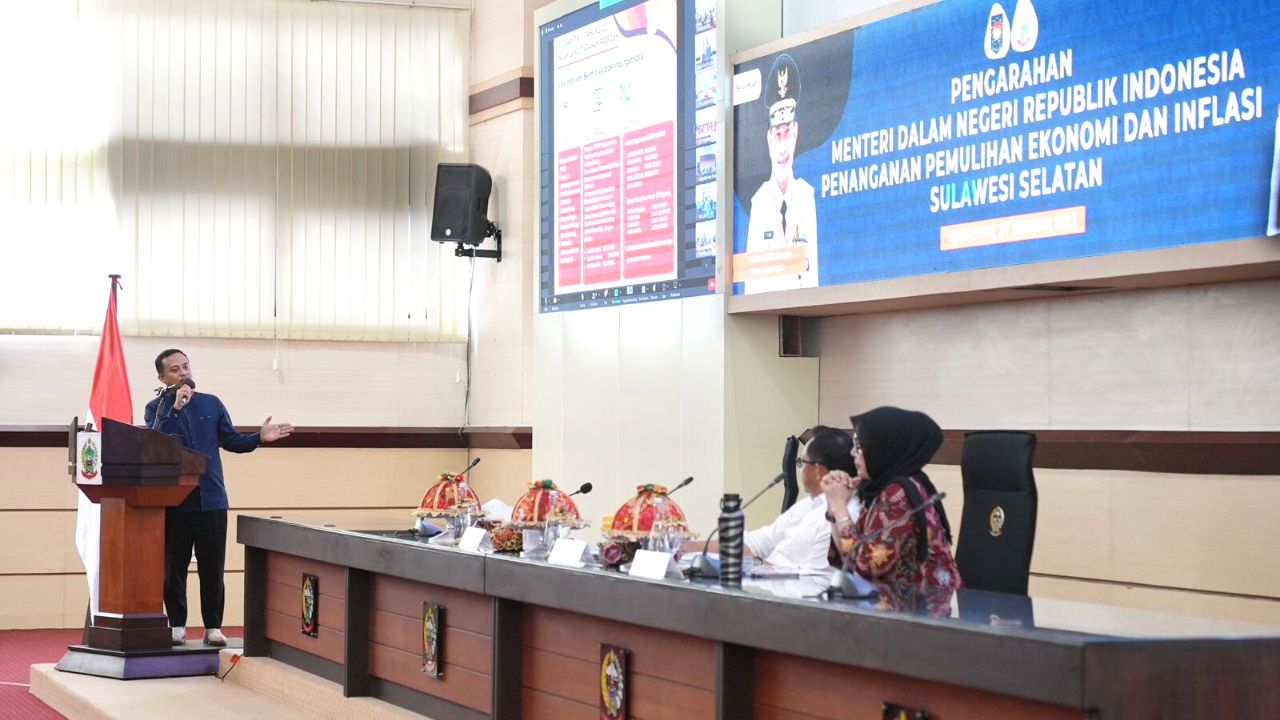 Di Hadapan Mendagri, Gubernur Andi Sudirman Paparkan Program Penanganan Inflasi di Sulsel
