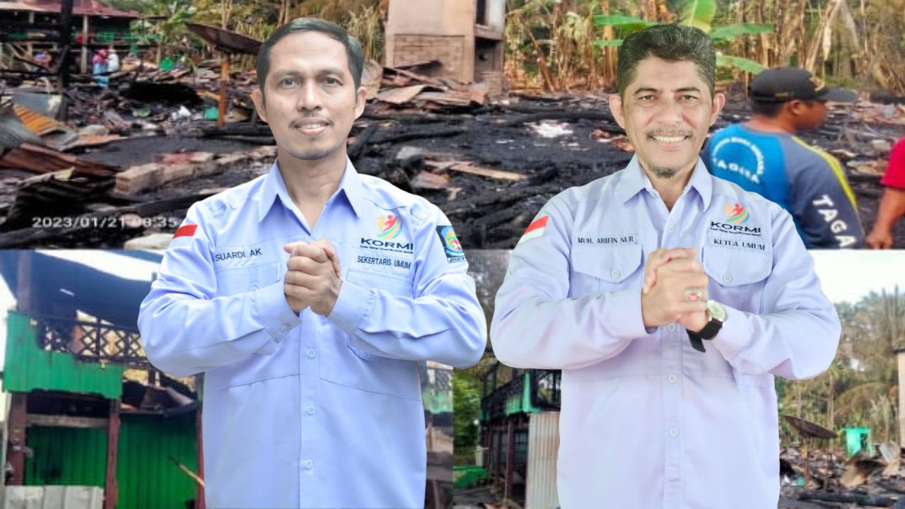 KORMI Jeneponto Bantu Korban Kebakaran Sidenre dengan Buka Layanan Digital